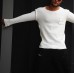 Men's Plain Classic Bottoming Simple Long-sleeved T-shirt