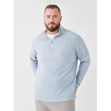 Cloud™ Quarter Zip - Light Blue Heather