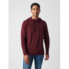 Slub Cotton Hoodie - Vineyard Wine